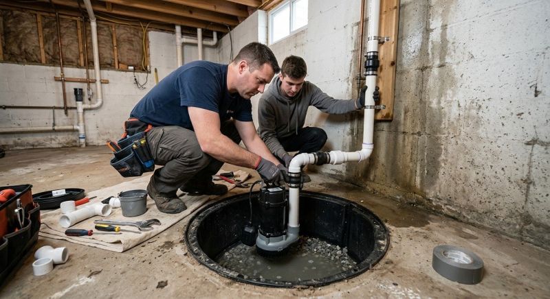 Ejector Pump Installation in Manchester, NH